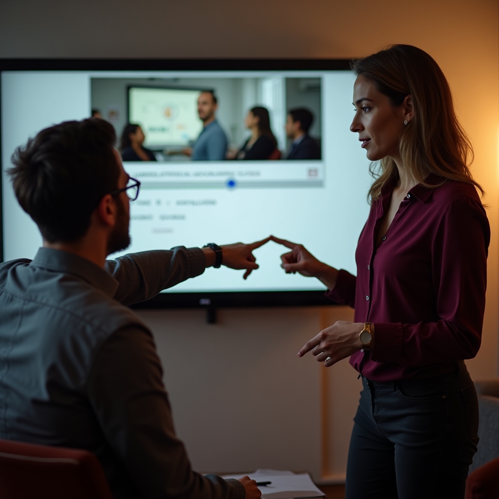 Sesión de análisis de vídeo con feedback personalizado al participante